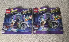 LEGO TMNT 79122 Instruction Manuals Book 1 & 2 Complete Teenage Mutant Ninja...