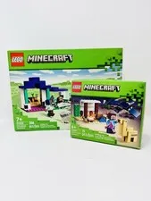 LEGO Minecraft The Animal Sanctuary 21253 And Steves Desert Expedition 21251 New