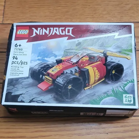 LEGO NINJAGO 71780 Kai's Ninja Race Car EVO 94 pcs Brick Separator 6+
