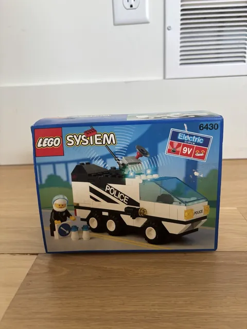 LEGO 6430 Town Police Night Patroller Manual 1991 Brand New In Box Vintage