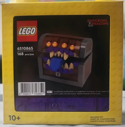 LEGO Dungeons & Dragons Mimic Dice Box -GWP Retired - New in Box