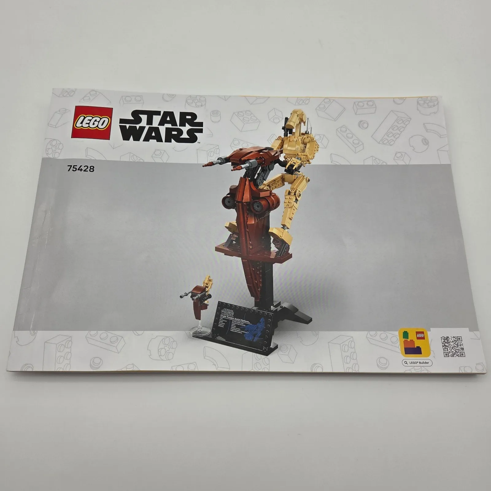 LEGO Star Wars Battle Droid with STAP 75428 - Instruction Book Only