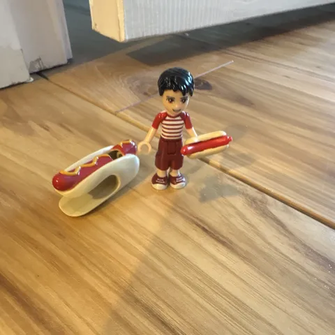 LEGO Minifigures NATE w/ Hot Dog Costume with Hot Dog