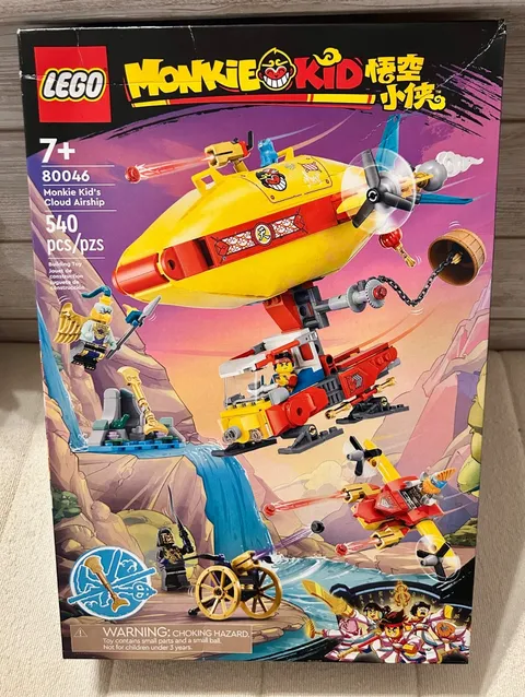 NIB LEGO MONKIE KID set # 80046 Monkie Kid's Cloud Airship  New & Sealed