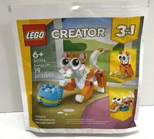 (MA3) LEGO 30714 Creator 3 in 1 Orange Cat - Paper Bag Set