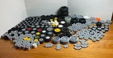 LEGO HUGE Bulk LOT WHEELS Over 1.5 lb Tires Hubs Car Airplane Parts Pieces