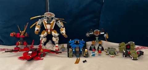 Lego Ninjago and Chima Sets and Lego City Minifigures Lot, Pls Read Description