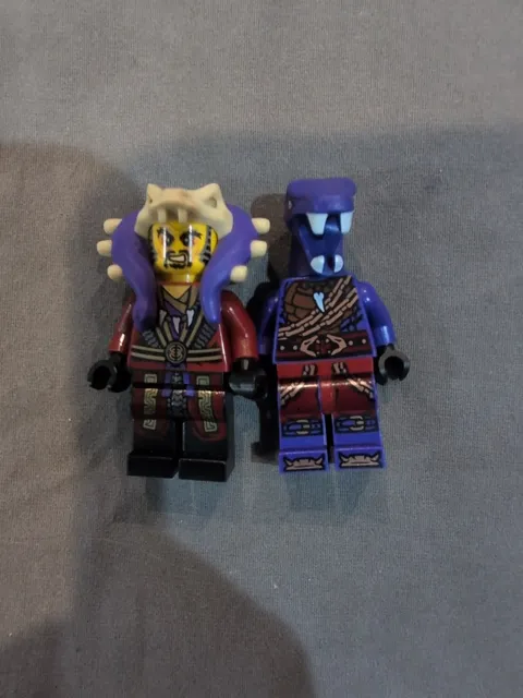Lego Ninjago lot Master Chen and Anacondrai minifigures