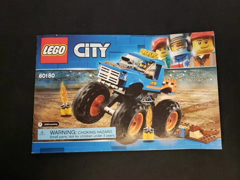 LEGO City Monster Truck 60180 - Instruction Manual Only