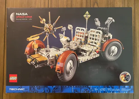 Lego NASA APOLLO LUNAR ROVING VEHICLE - LRV 42182, Open Box, Sealed Bags