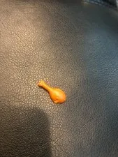 Rare LEGO cooked chicken piece with cooked color and bite marks
