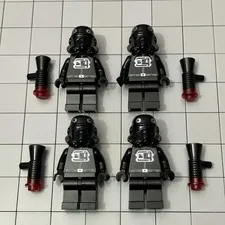 LEGO Tie Fighter Minifigure Lot Star Wars Lot Of 4 Stormtrooper H7 40