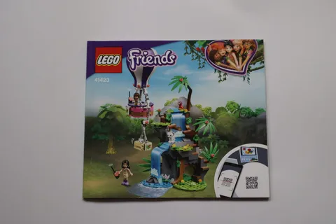 LEGO® Friends 41423 Tiger Hot Air Balloon Jungle Rescue Instruction Manual Only!