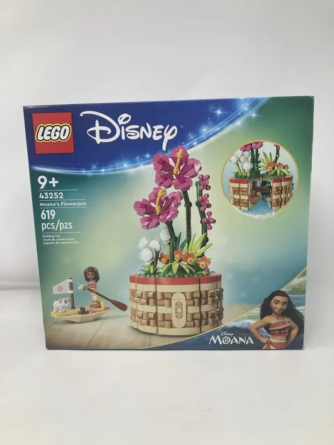 Brand New Lego 43252 Disney Moana’s Flowerpot Retired New And Factory Sealed