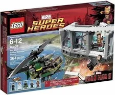 LEGO Marvel Iron Man Malibu Mansion Attack 76007 No Box. 100% Complete