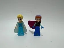 LEGO Anna and Elsa Minifigures From 41062 Elsa's Sparkling Ice Castle