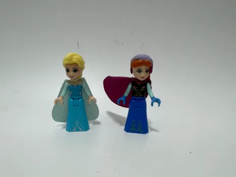 LEGO Anna and Elsa Minifigures From 41062 Elsa's Sparkling Ice Castle