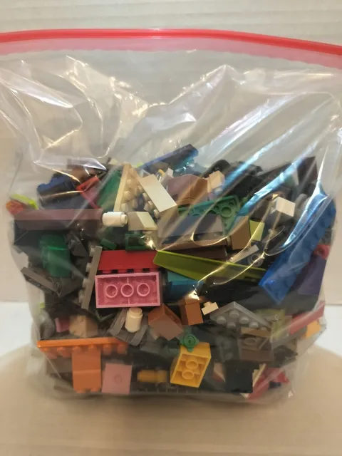 1.1 lbs LEGO Bulk Lot – Genuine Lego Mixed Bricks