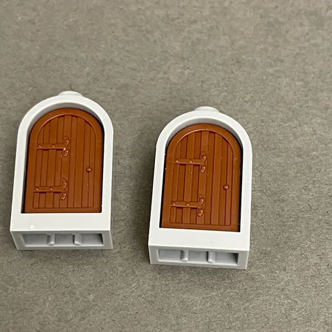 Lego 30044 94161 Light Gray Replacement Parts Pieces Lot of 4