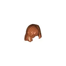 LEGO Dark Orange Minifigure, Hair Female Mid-Length inv.628