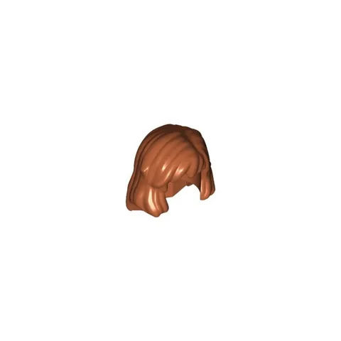 LEGO Dark Orange Minifigure, Hair Female Mid-Length inv.628