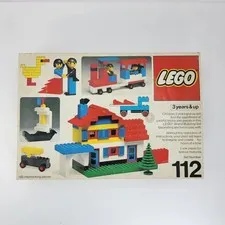 1976 Vintage Lego Universal Building Set 112 - 91.5% Complete! authentic 1970s