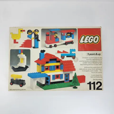 1976 Vintage Lego Universal Building Set 112 - 91.5% Complete! authentic 1970s