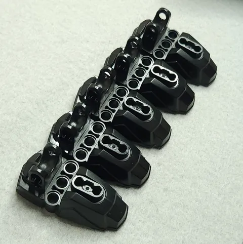 LEGO 90661 Foot with Ball Socket Hero Factory Black x5 Genuine