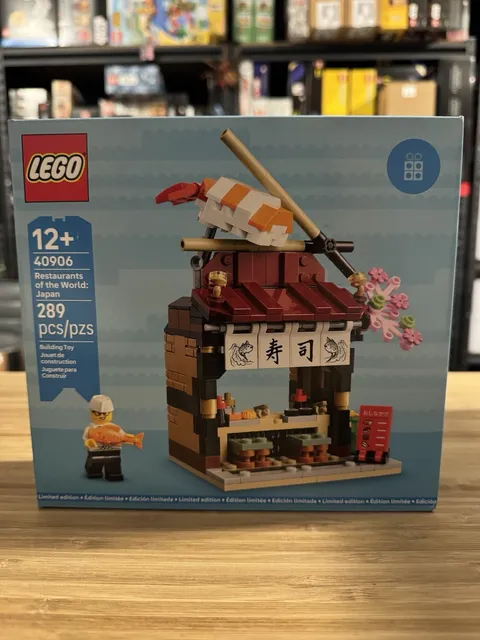 LEGO 40906 Restaurants of the World Japan GWP BNIB Sealed Sushi Restaurant