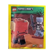 LEGO Minecraft Nether Hero and Strider Minifigures Paper Bag Set 662402