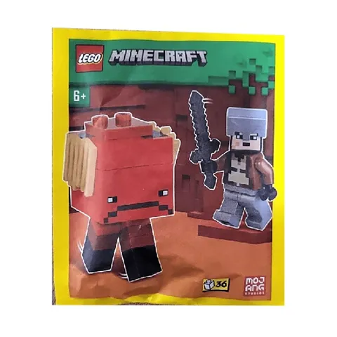 LEGO Minecraft Nether Hero and Strider Minifigures Paper Bag Set 662402