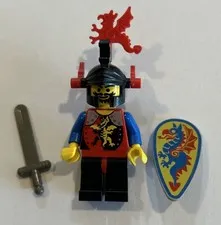 LEGO Minifigure Vintage Castle Dragon Master Knight 2 - cas017a