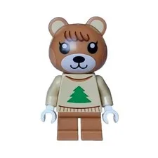 LEGO Animal Crossing Maple Bear Cub Nintendo Minifigure from 30662