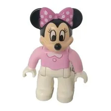 Lego Duplo Mini Minnie Mouse Disney Figure With Pink Shirt & Bow Toy