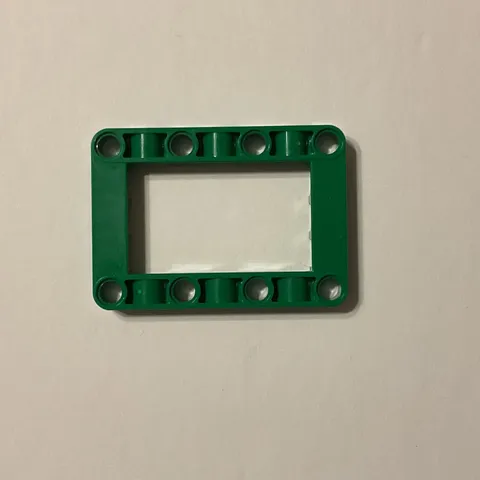 LEGO Technic Liftarm Modified Frame Thick 5 x 7 Open Center 64179 Green