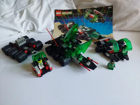 Lego 6957 System Space Police II Solar Snooper 90% w/ Manual & Extra Minifigs