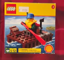 LEGO Town: Extreme Team Raft (2537) SHELL RETIRED FAST SHIPPING