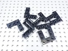 LEGO Lot of 8 Black 3x3 Corner Plates BH