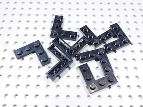 LEGO Lot of 8 Black 3x3 Corner Plates BH