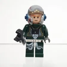 Lego Star Wars: Rebel A-Wing Pilot Arvel Crynyd Minifigure Sw0437 from 75003