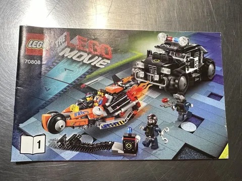 2014 LEGO The Lego Movie 70808 Manual Booklet Only  Used Condition