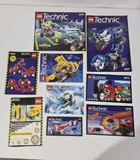 Vtg Lot Of LEGO TECHNIC  Instruction Booklets Manuals Only