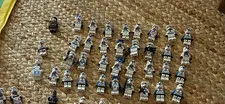 LEGO Star Wars Clone Trooper Printed Minifigure Lot White Blue Black