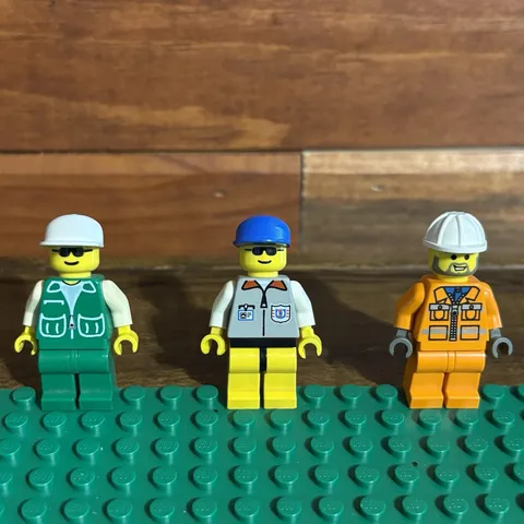 Lego City Vintage 90s Construction Worker Coast Guard 6600 6444