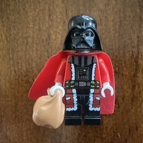 LEGO Star Wars Darth Vader Holiday Sweater Minifigure w/ Red Cape Sack sw191