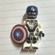 LEGO Captain America White Avengers Suit Minifigure from set 76123