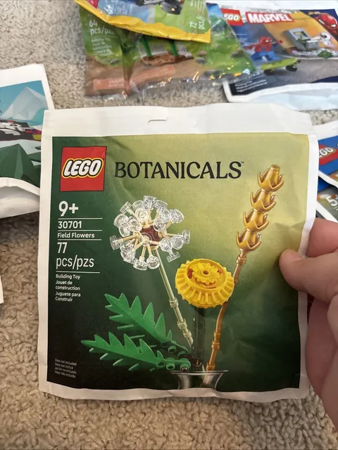 Lego Botanicals Field Flowers Dandelion 30701 Retired New Sealed 2025