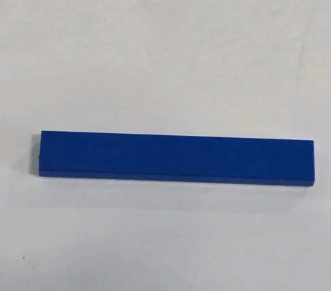 LEGO Parts: 1x6 Flat Tile, Part # 6636, Blue
