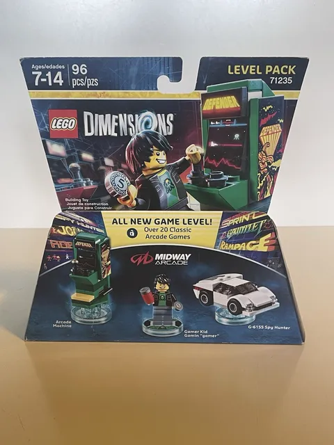 LEGO DIMENSIONS: Midway Arcade Level Pack 71235 Factory Sealed Gamer Kid