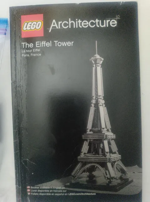 LEGO Architecture: The Eiffel Tower (21019) All Build Parts